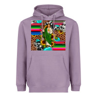Lavender san judas leopard cowhide gemstone Heavyweight Hoodie - JahusDesignShop