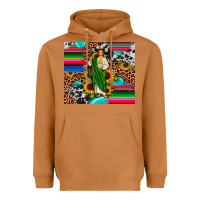 San Judas Leopard Cowhide Gemstone Heavyweight Hoodie | Teevron