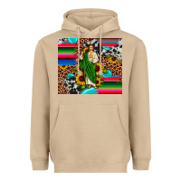 Mushroom san judas leopard cowhide gemstone Heavyweight Hoodie - JahusDesignShop