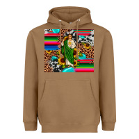 Toasted Coconut san judas leopard cowhide gemstone Heavyweight Hoodie - JahusDesignShop