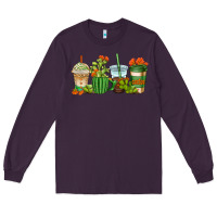 Plum cactus coffee cups Long Sleeve Tee - AdoDesignShop