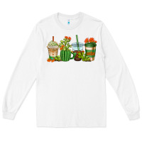 White cactus coffee cups Long Sleeve Tee - AdoDesignShop