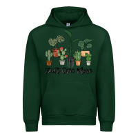 Forest Green just one more plant Urban Hoodie - MaliasSmallBusiness