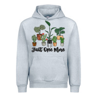 Heather Grey just one more plant Urban Hoodie - MaliasSmallBusiness