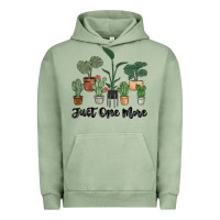Pigment Oil Green just one more plant Urban Hoodie - MaliasSmallBusiness