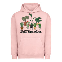Pigment Salmon just one more plant Urban Hoodie - MaliasSmallBusiness