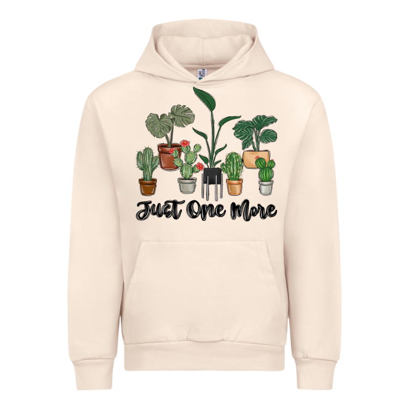 Just One More Plant Urban Hoodie by MaliasSmallBusiness | Teevron