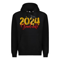 Black 2024 graduate Premium Hoodie - MaliasSmallBusiness