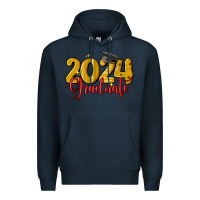 Navy 2024 graduate Premium Hoodie - MaliasSmallBusiness