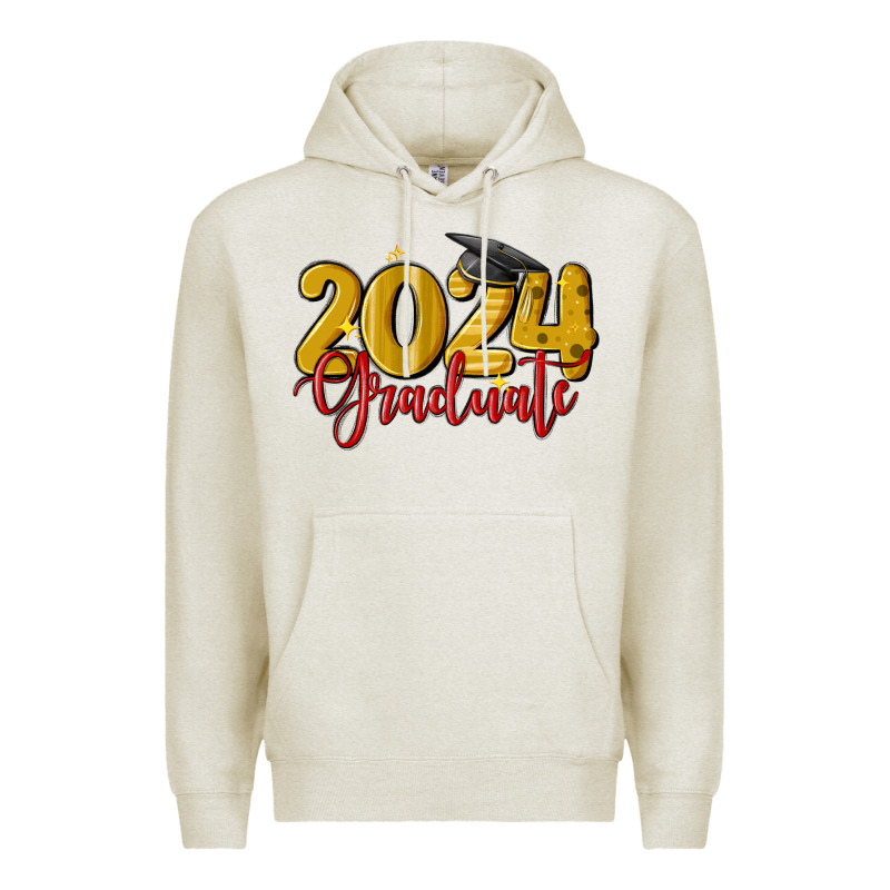 2024 Graduate Premium Hoodie by MaliasSmallBusiness | Teevron