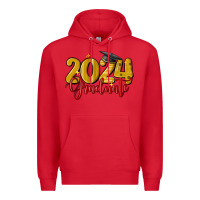 Red 2024 graduate Premium Hoodie - MaliasSmallBusiness