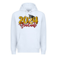 White 2024 graduate Premium Hoodie - MaliasSmallBusiness
