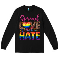 Black spread love not hate Long Sleeve Tee - Zillion Design Studio