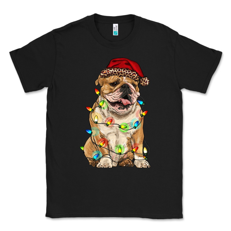 Christmas Bulldog Classic Tee by RanaPortraitStore | Teevron
