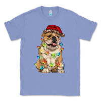 Colony Blue christmas bulldog Classic Tee - RanaPortraitStore