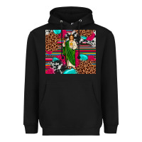 Black san judas leopard cowhide tumbler Heavyweight Hoodie - JahusDesignShop