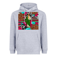 Heather Grey san judas leopard cowhide tumbler Heavyweight Hoodie - JahusDesignShop