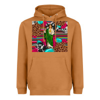 Meerkat san judas leopard cowhide tumbler Heavyweight Hoodie - JahusDesignShop