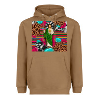 Toasted Coconut san judas leopard cowhide tumbler Heavyweight Hoodie - JahusDesignShop