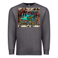 Charcoal Heather merry christmas cross tumbler Premium Sweatshirt - JahusDesignShop