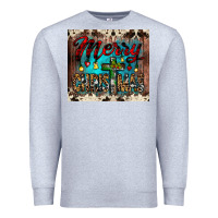 Heather Grey merry christmas cross tumbler Premium Sweatshirt - JahusDesignShop