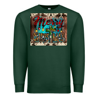 Sports Green merry christmas cross tumbler Premium Sweatshirt - JahusDesignShop