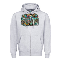 Heather Grey hot mom summer Zipper Hoodie - SublimationCraftShop