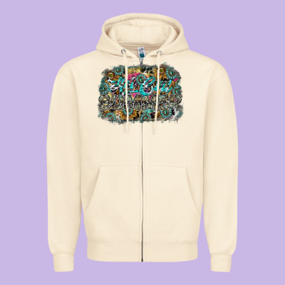 Hot Mom Summer Zipper Hoodie Designed By Sublimationcraftshop