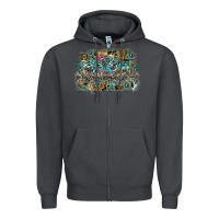 Smoke hot mom summer Zipper Hoodie - SublimationCraftShop