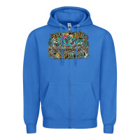 True Royal hot mom summer Zipper Hoodie - SublimationCraftShop