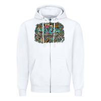 White hot mom summer Zipper Hoodie - SublimationCraftShop
