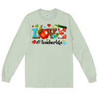 Matcha love teacher life Long Sleeve Tee - texasbilliewilder