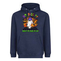 Navy no diggity bout to bag it up Heavyweight Hoodie - Artiststas