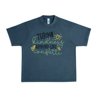 Midnight Navy kindness Urban Heavy Tee - Unal Design