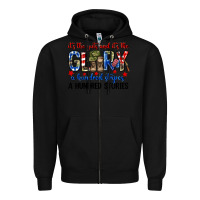 Black It's the guts and it's the glory a hundred stripes Zipper Hoodie - Neo Western