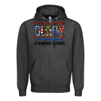 Charcoal Heather It's the guts and it's the glory a hundred stripes Zipper Hoodie - Neo Western