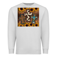 Dove Grey cross tumbler Premium Sweatshirt - JahusDesignShop