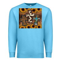 Ocean Blue cross tumbler Premium Sweatshirt - JahusDesignShop