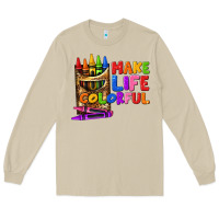 Mushroom make life colorful Long Sleeve Tee - texasbilliewilder