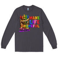 Smoke make life colorful Long Sleeve Tee - texasbilliewilder