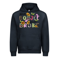 Navy kinda boujee kinda broke Urban Hoodie - MaliasSmallBusiness