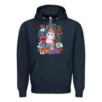 Navy Merica is magical 4th of july Zipper Hoodie - CowGirlArtShop