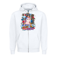 White Merica is magical 4th of july Zipper Hoodie - CowGirlArtShop