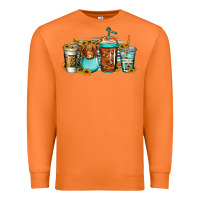 Carrot longhaired cow coffee cups Premium Sweatshirt - Jasminsmagicworld