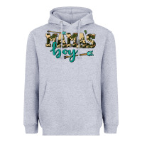 Heather Grey mama's boy Heavyweight Hoodie - AdoDesignShop