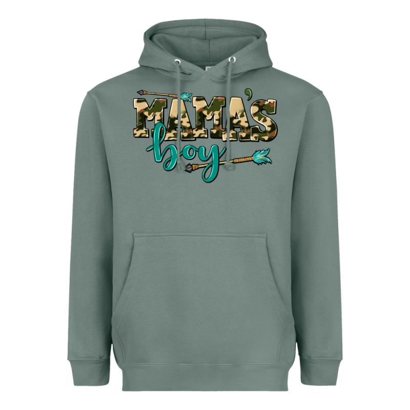 Mama's Boy Heavyweight Hoodie by AdoDesignShop | Teevron