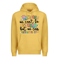 Antique Gold nurses we cant fix stupid Premium Hoodie - MaliasSmallBusiness