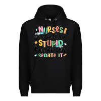 Black nurses we cant fix stupid Premium Hoodie - MaliasSmallBusiness