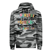 Slate Camo nurses we cant fix stupid Premium Hoodie - MaliasSmallBusiness