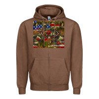 Chestnut Hunting leopard USA flag tumbler 4th of july Zipper Hoodie - Neo Western